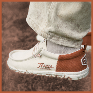 wally funk texas longhorns wheat/burnt orange
