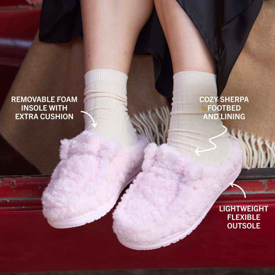 wendy slipper cozy light pink wendy slipper cozy light pink