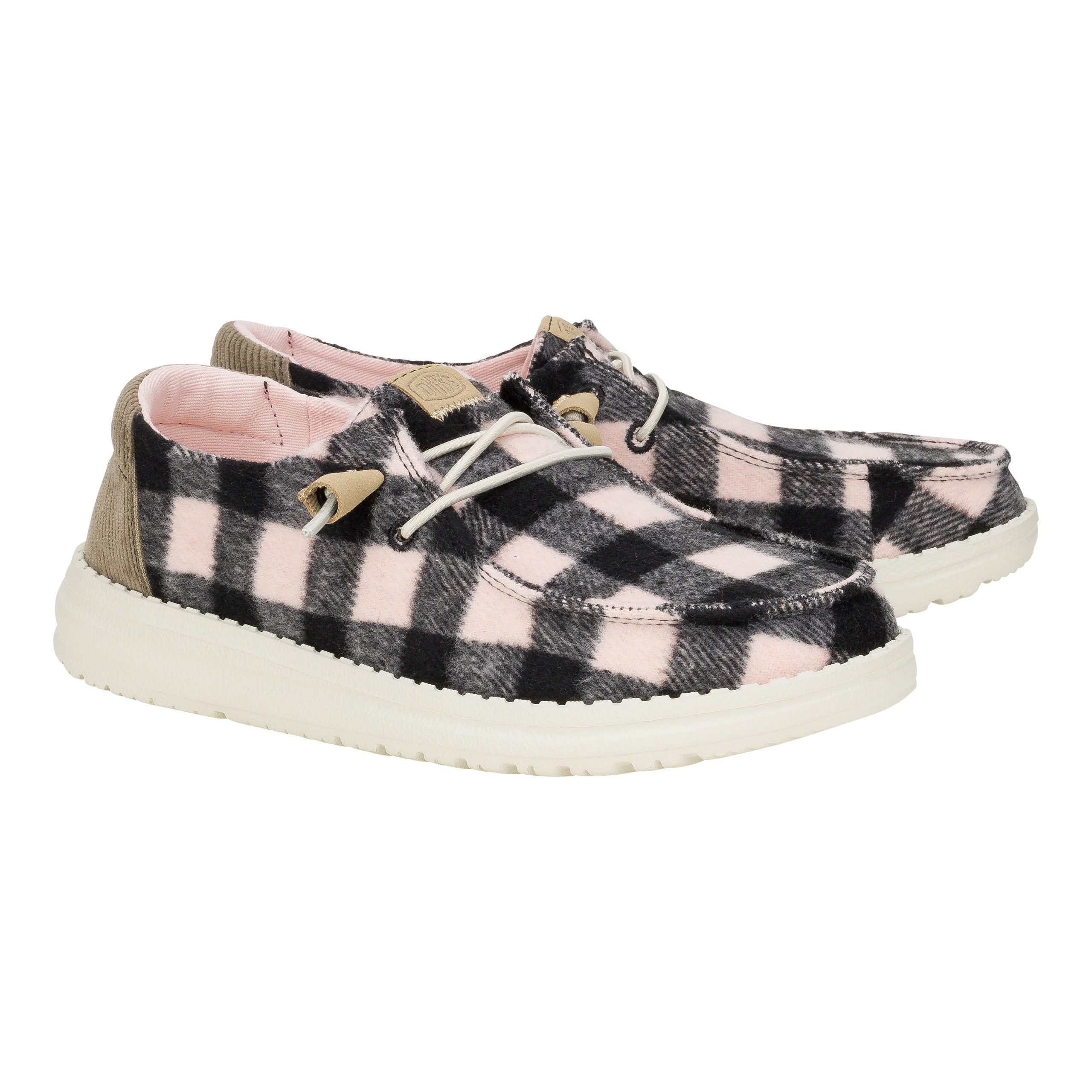 wendy buffalo plaid pale pink/black wendy buffalo plaid pale pink/black