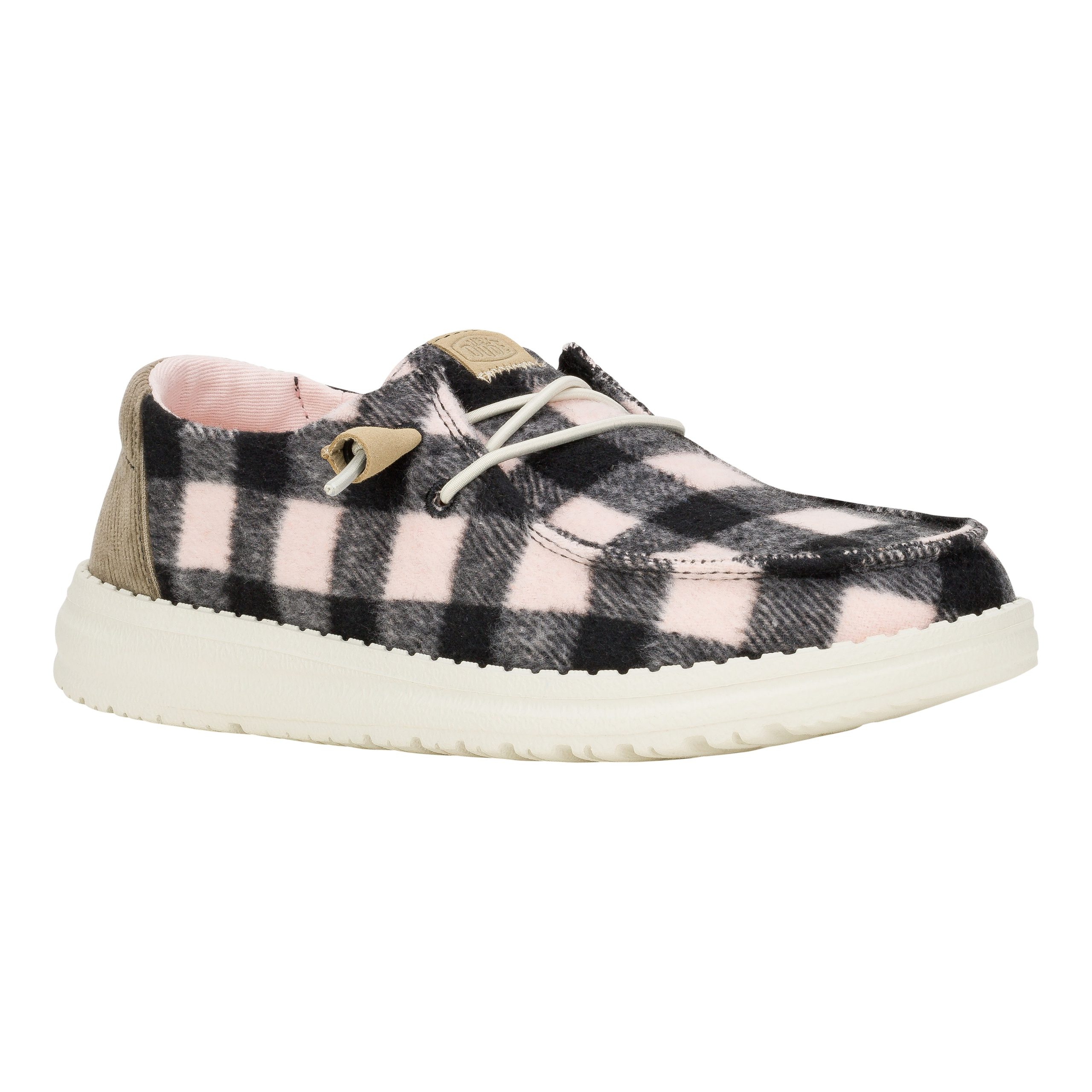 wendy buffalo plaid pale pink/black wendy buffalo plaid pale pink/black