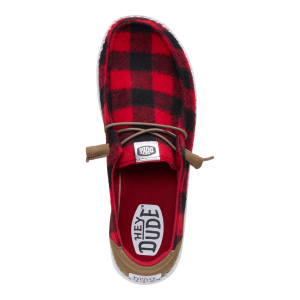 wendy buffalo plaid red and black plaid