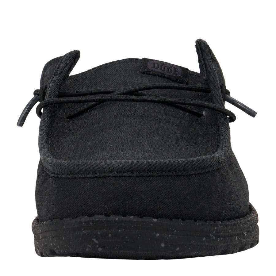 wally slip stretch canvas black/black wally slip stretch canvas black/black