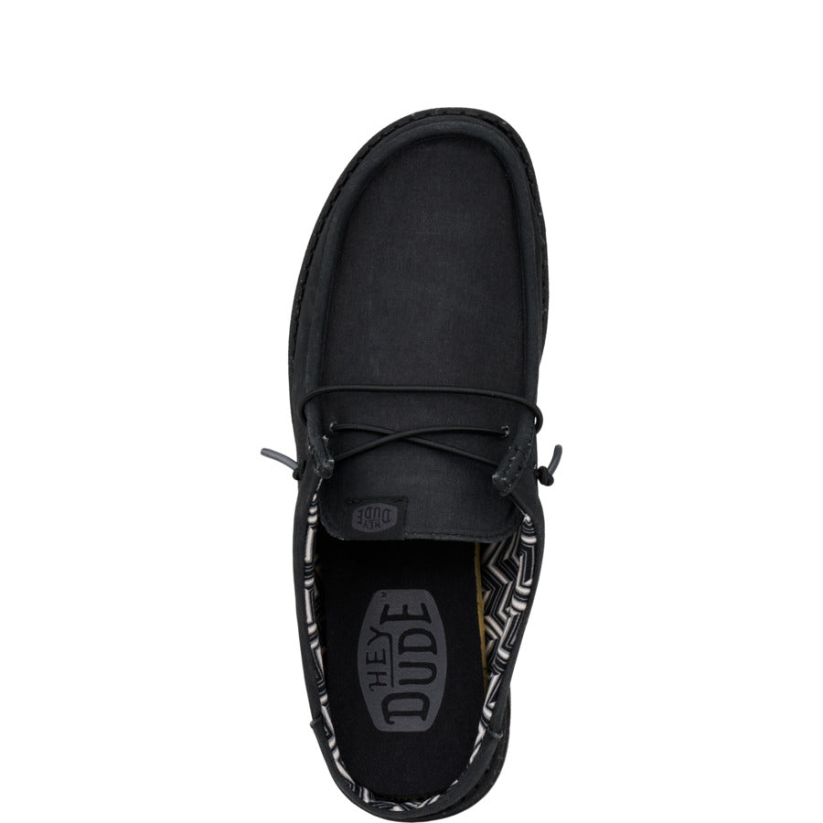 wally slip stretch canvas black/black wally slip stretch canvas black/black
