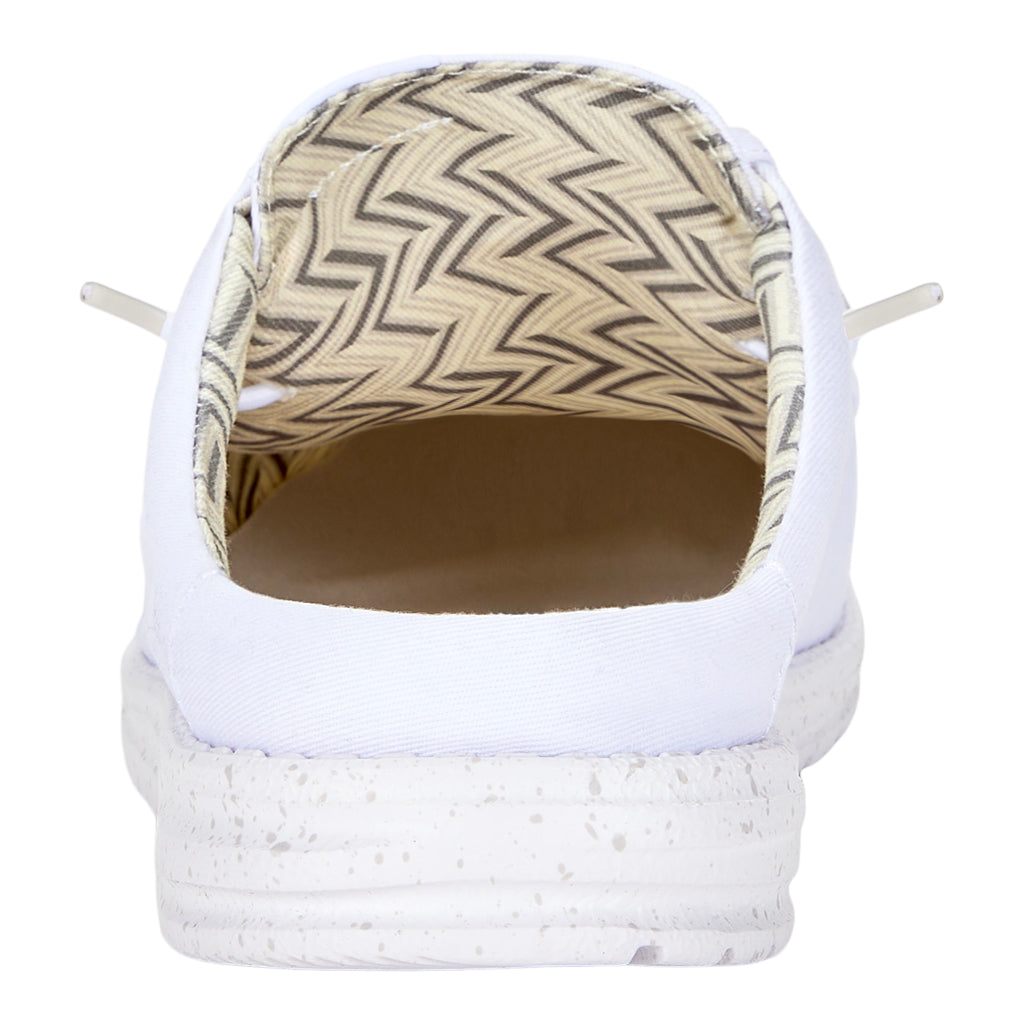 wally slip stretch canvas white/white wally slip stretch canvas white/white