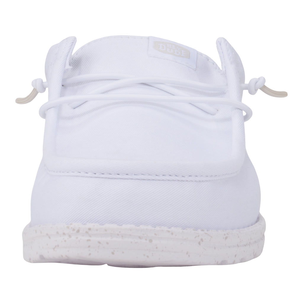 wally slip stretch canvas white/white wally slip stretch canvas white/white