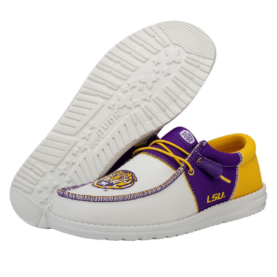 men's wally tri lsu lsu purple/gold men's wally tri lsu lsu purple/gold