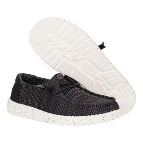 wendy stretch sox wide black/white wendy stretch sox wide black/white