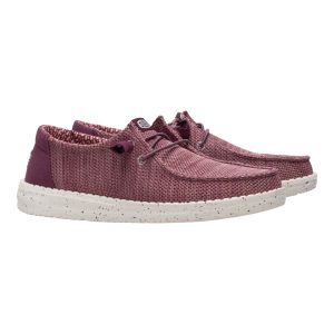 wendy stretch sox burgundy