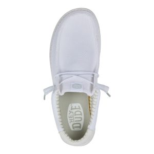 wally stretch sox wide white