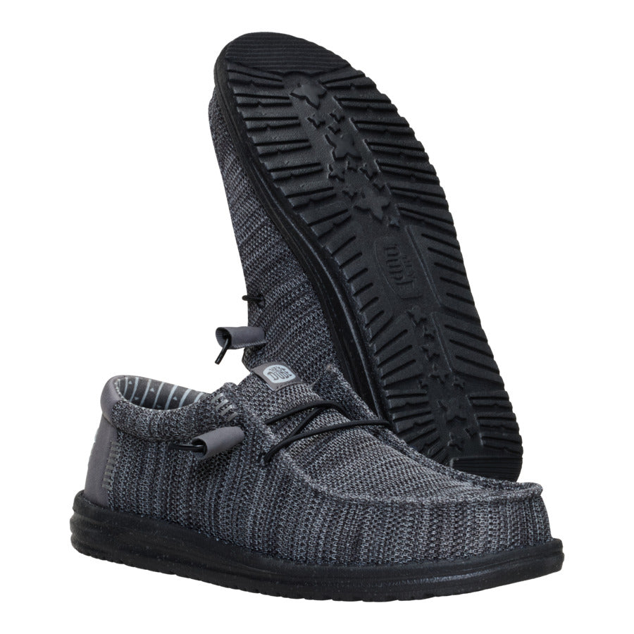 wally stretch sox granite grey/black wally stretch sox granite grey/black