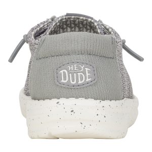 wally youth stretch mesh grey