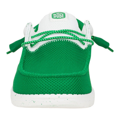 wally tri varsity mesh green/white wally tri varsity mesh green/white