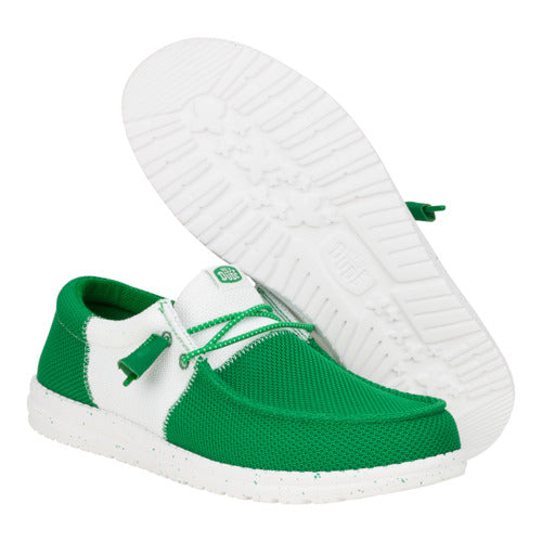 wally tri varsity mesh green/white wally tri varsity mesh green/white