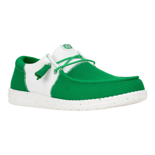 wally tri varsity mesh green/white wally tri varsity mesh green/white