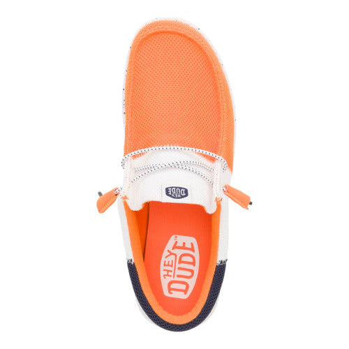 wally tri varsity mesh orange/white wally tri varsity mesh orange/white