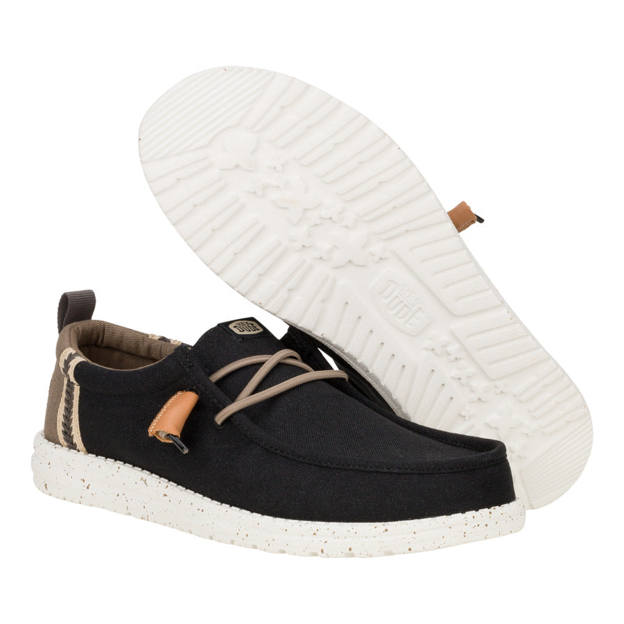 wally craft linen black/walnut wally craft linen black/walnut