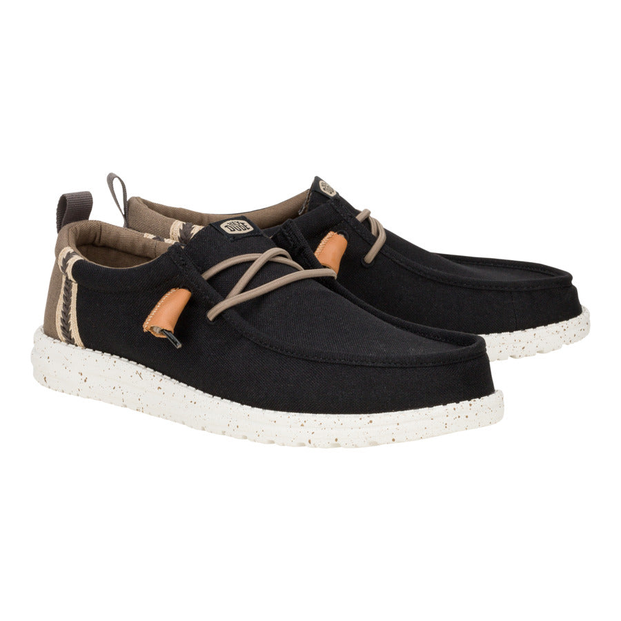 wally craft linen black/walnut wally craft linen black/walnut
