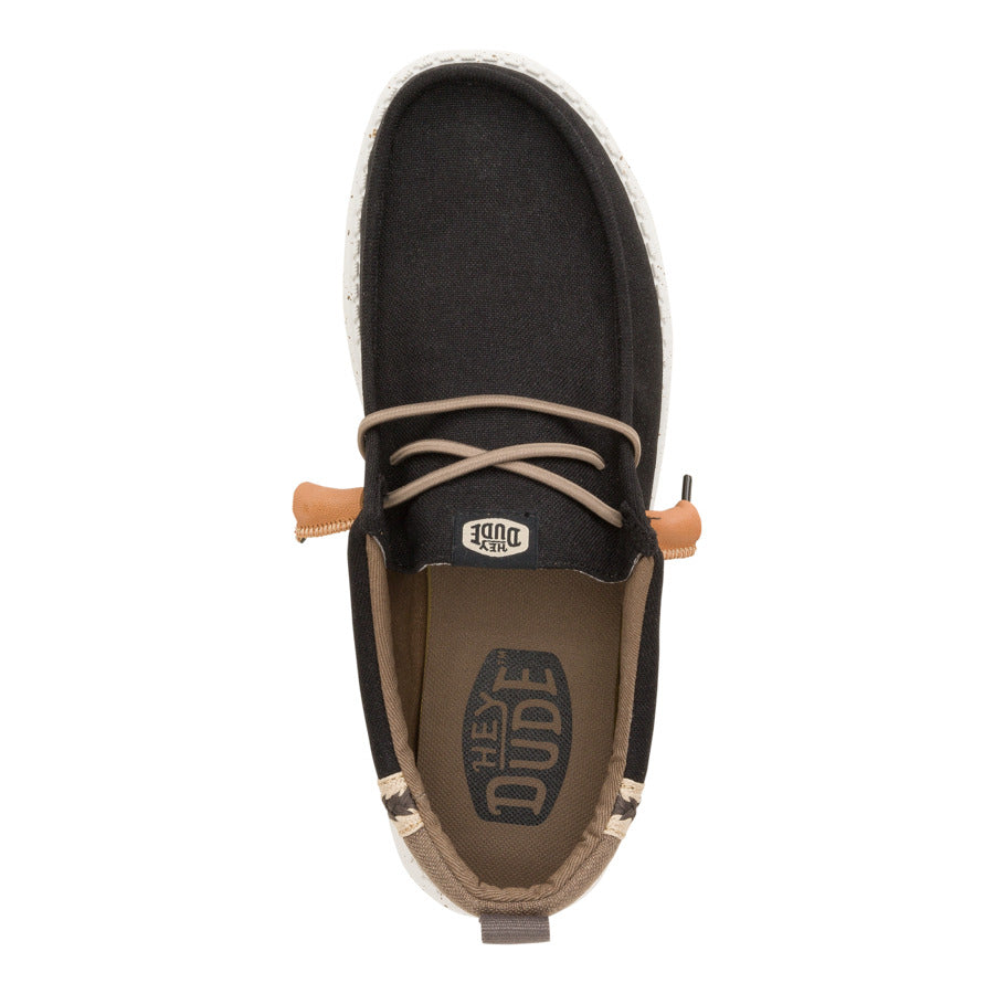wally craft linen black/walnut wally craft linen black/walnut