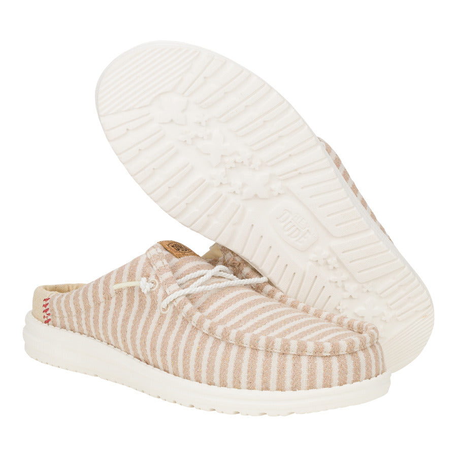 wally slip resort tan/white wally slip resort tan/white