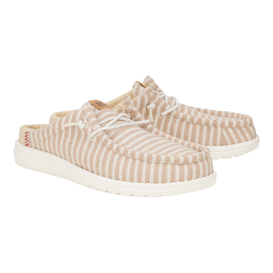 wally slip resort tan/white wally slip resort tan/white