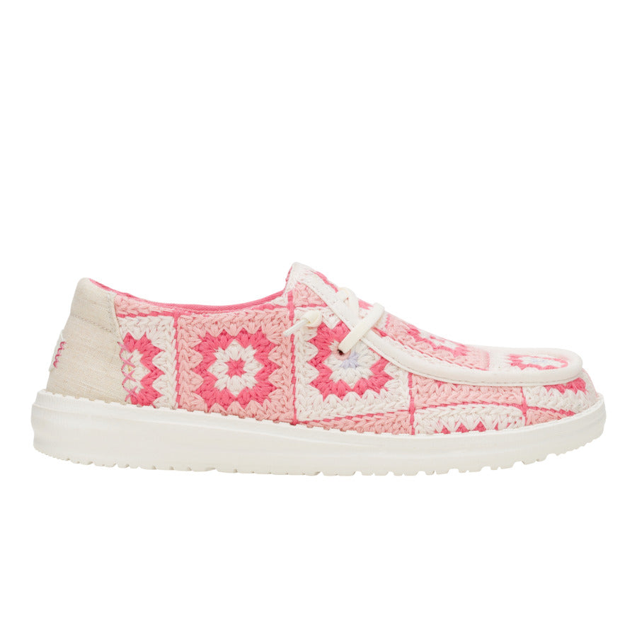 wendy cottage crochet coral/ballerina pink