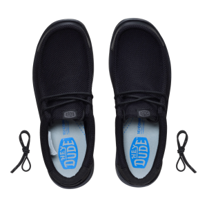 wally work ce slip resistant black