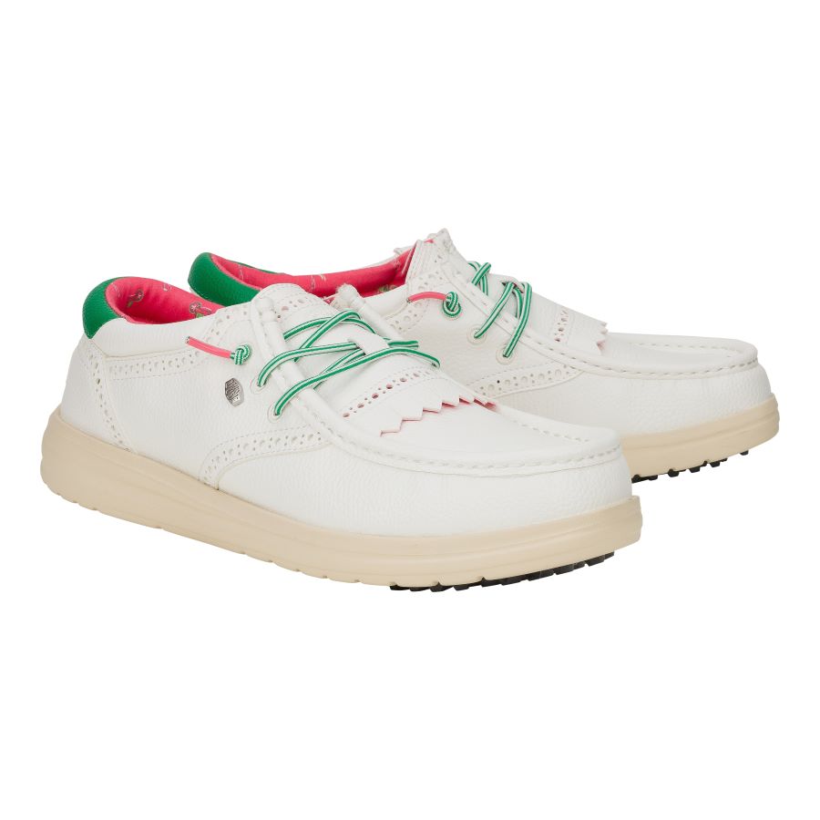 wally golf classic white/green tambourine wally golf classic white/green tambourine