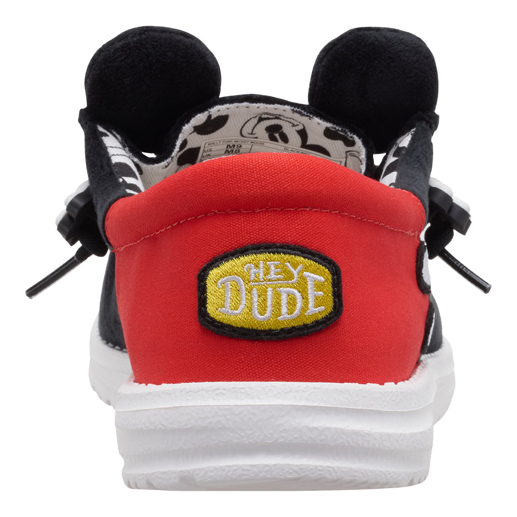 disney mickey mouse wally mickey black/red disney mickey mouse wally mickey black/red