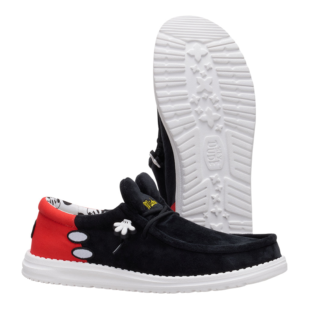 disney mickey mouse wally mickey black/red disney mickey mouse wally mickey black/red