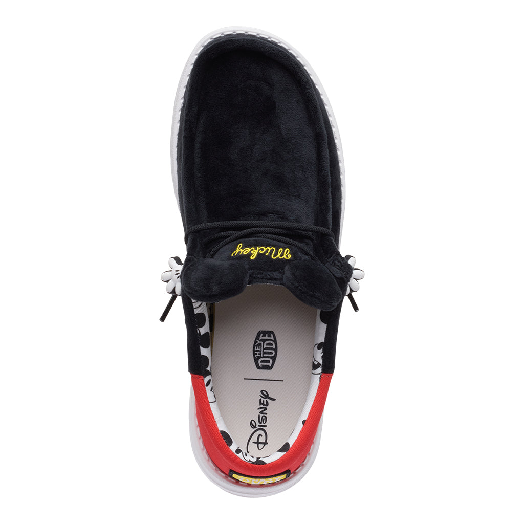 disney mickey mouse wally mickey black/red disney mickey mouse wally mickey black/red