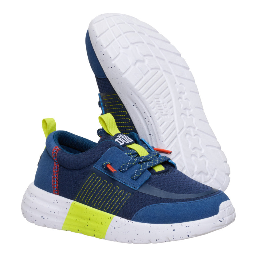 sirocco play youth sport stripe navy/lime sirocco play youth sport stripe navy/lime