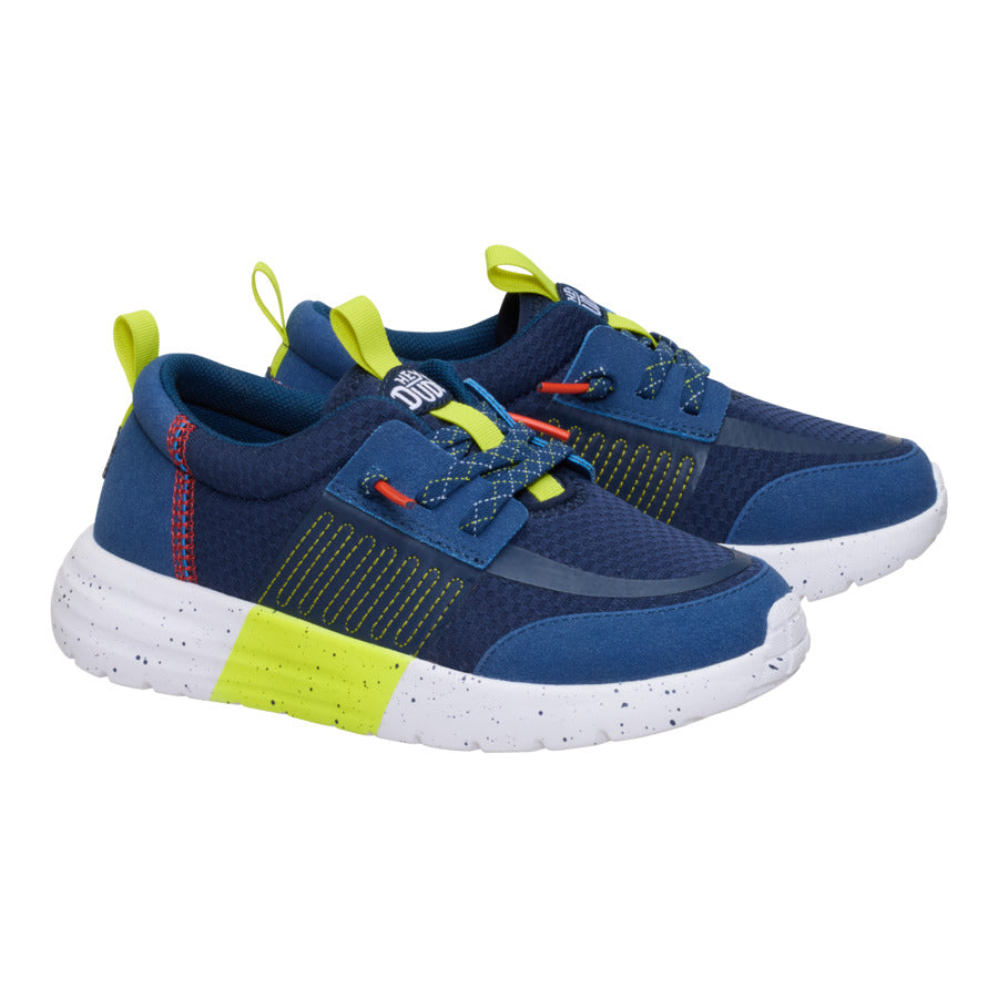 sirocco play youth sport stripe navy/lime sirocco play youth sport stripe navy/lime