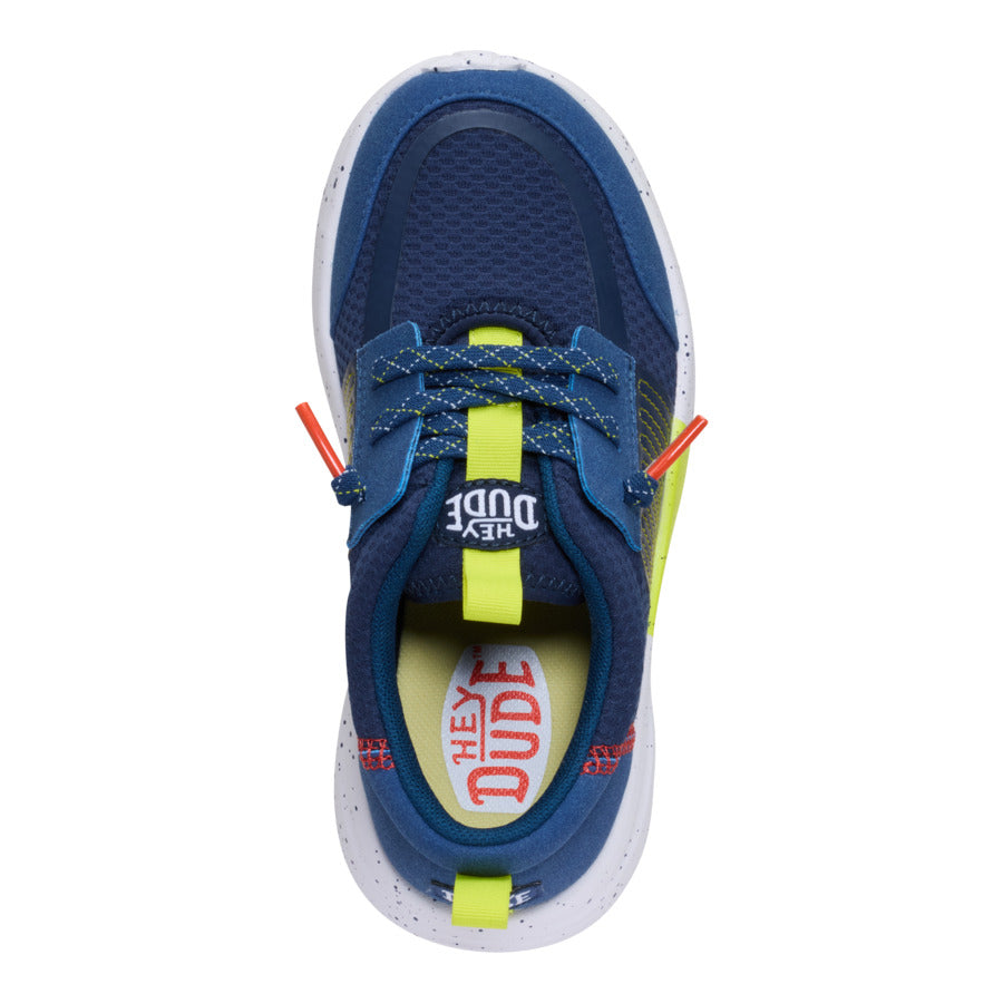 sirocco play youth sport stripe navy/lime sirocco play youth sport stripe navy/lime