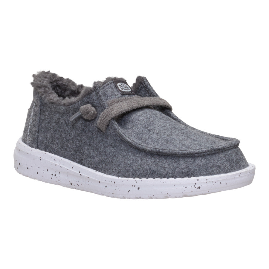 wendy youth wool cozy charcoal wendy youth wool cozy charcoal