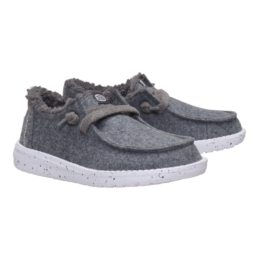 wendy youth wool cozy charcoal wendy youth wool cozy charcoal