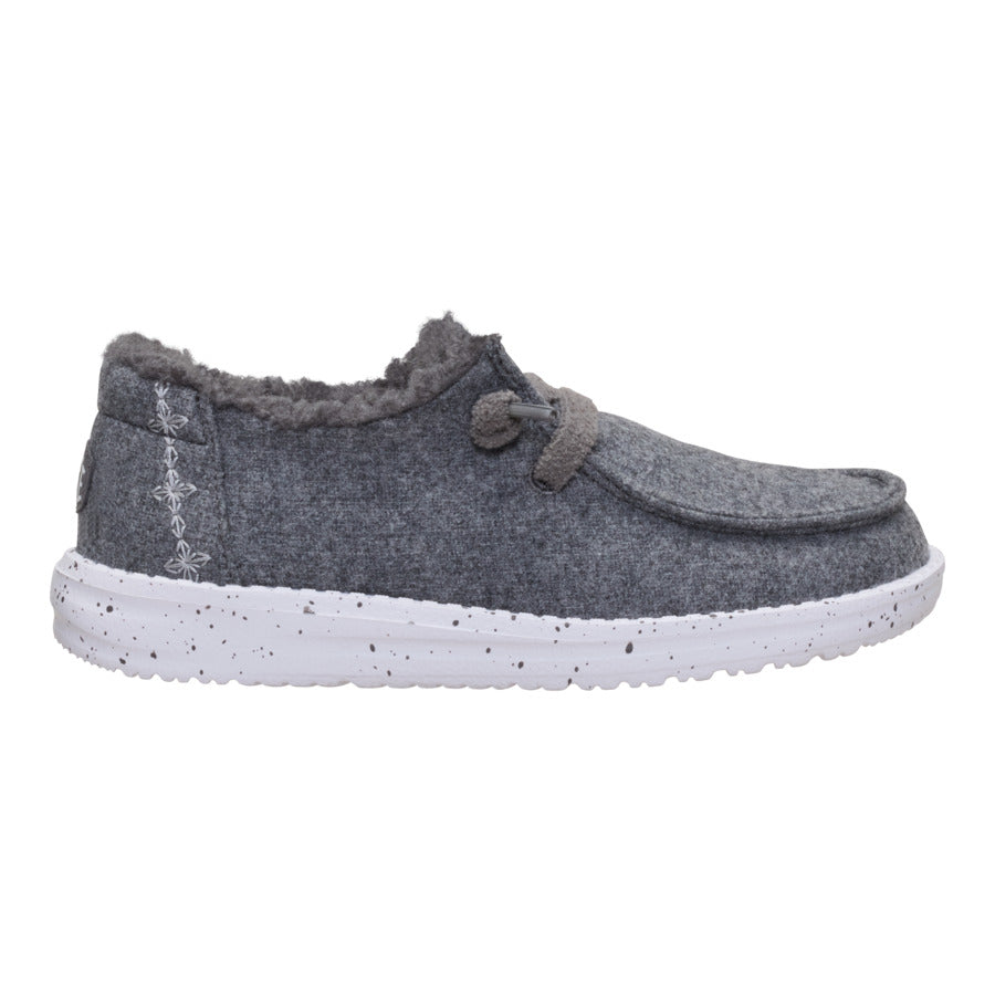 wendy youth wool cozy charcoal wendy youth wool cozy charcoal