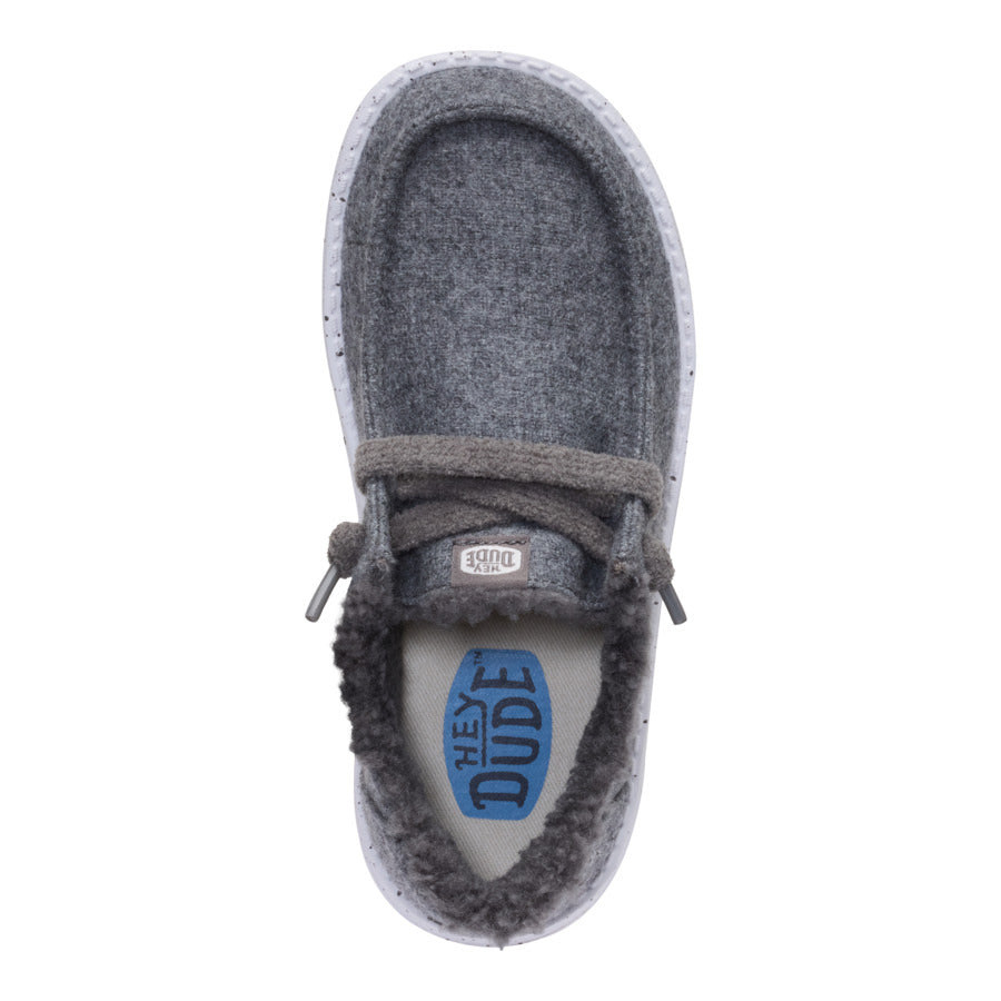 wendy youth wool cozy charcoal wendy youth wool cozy charcoal