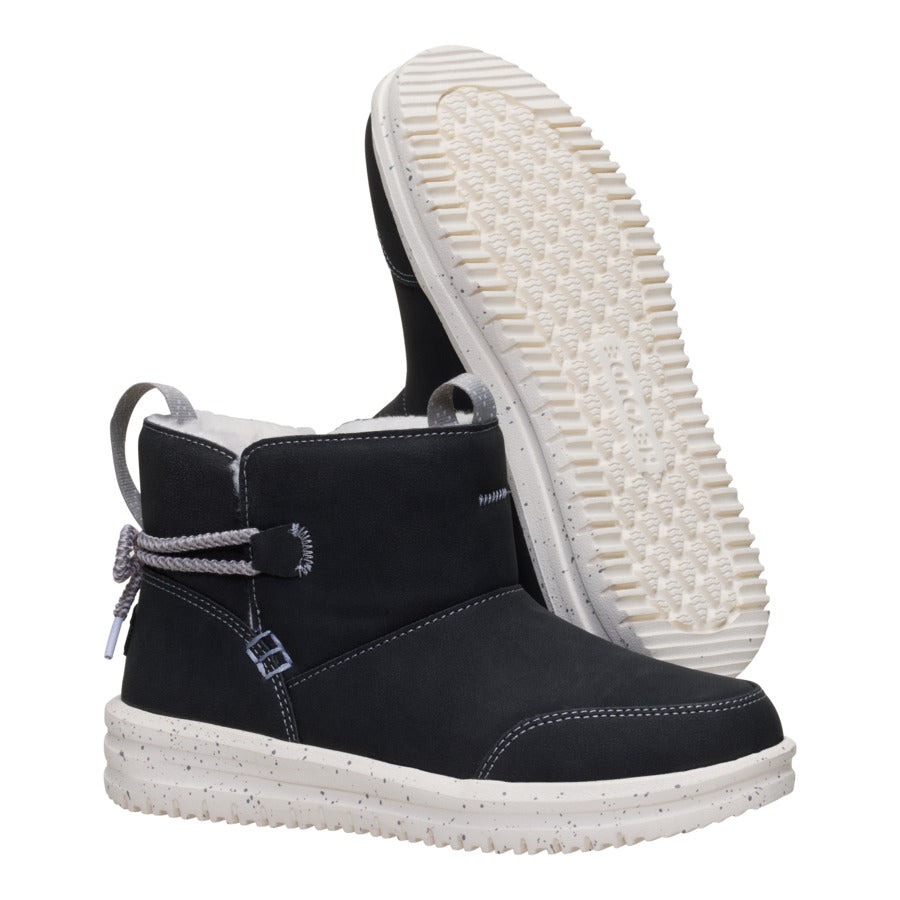 camden bow boot youth cozy black camden bow boot youth cozy black