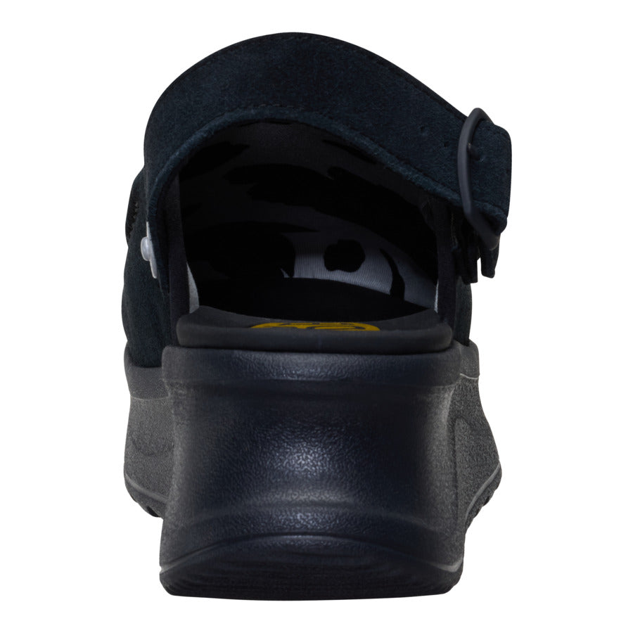 delray clog suede black delray clog suede black