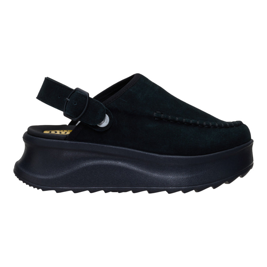 delray clog suede black delray clog suede black