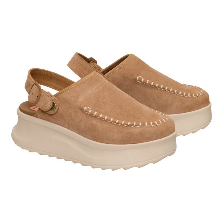 delray clog suede tan delray clog suede tan