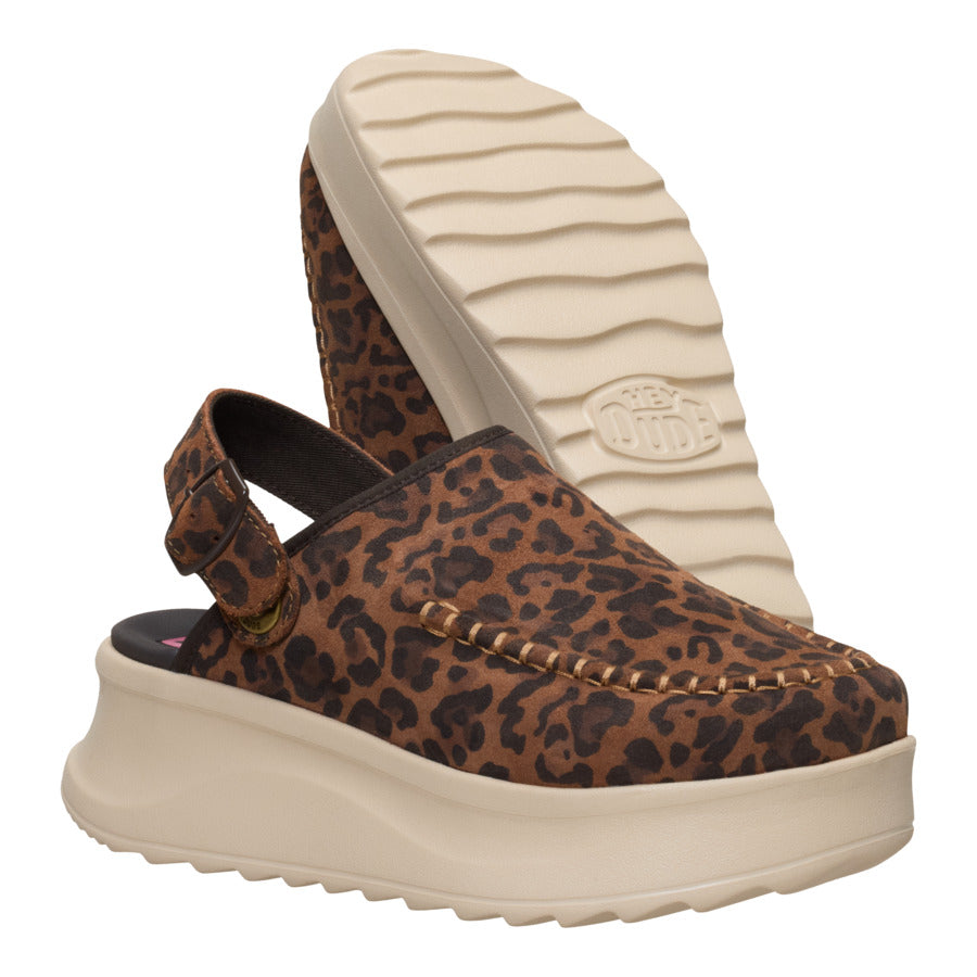 delray clog suede brown leopard delray clog suede brown leopard