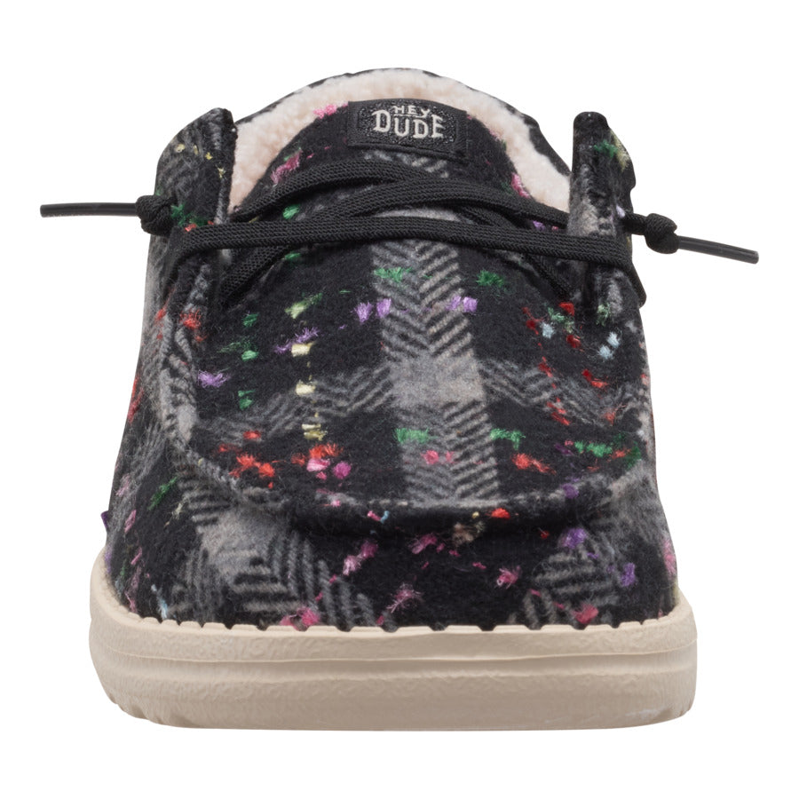 wendy confetti plaid cozy black/multi wendy confetti plaid cozy black/multi