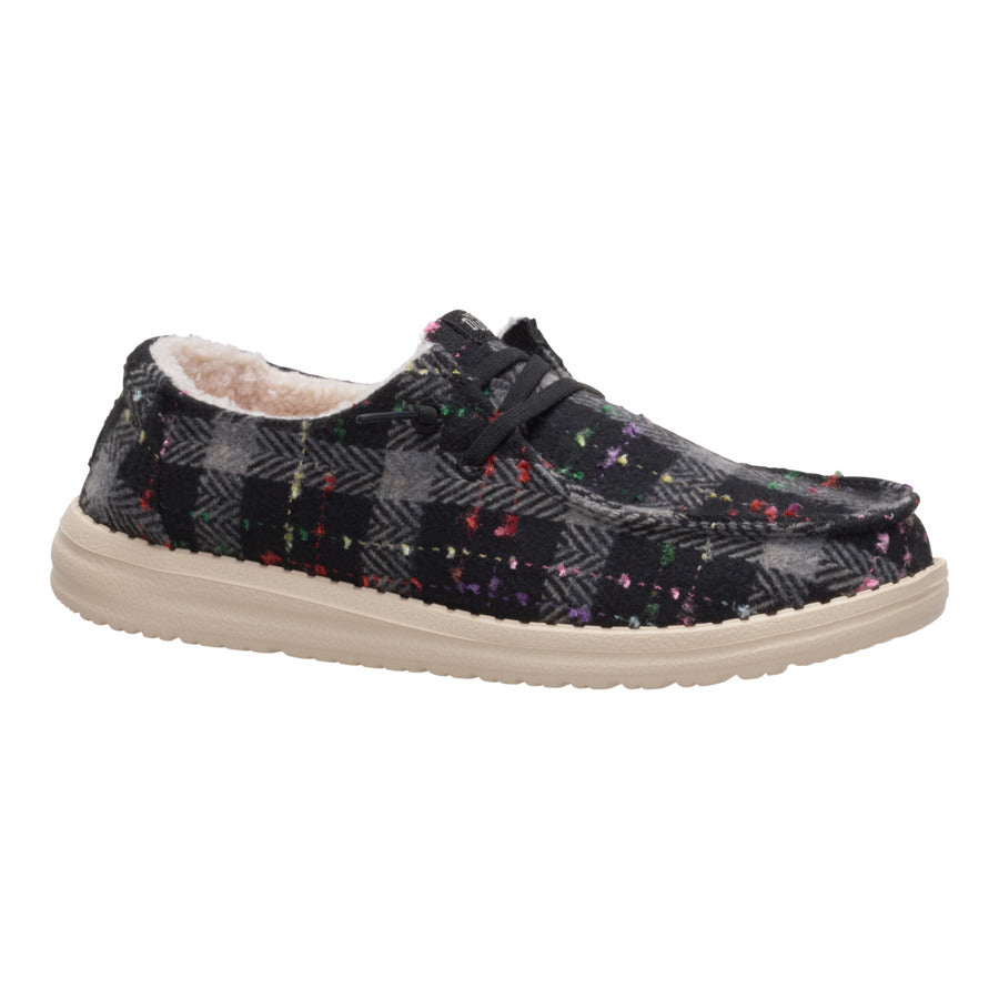 wendy confetti plaid cozy black/multi wendy confetti plaid cozy black/multi