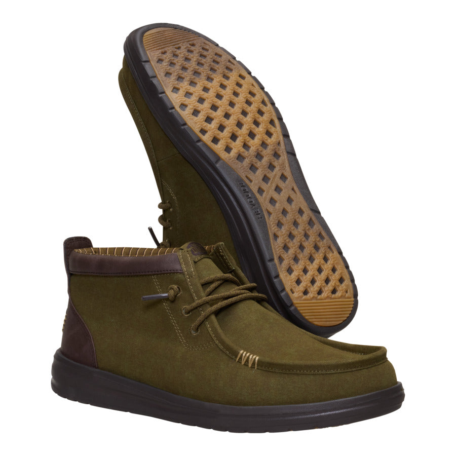 wally mid gripr vin classic dark olive/mole brown wally mid gripr vin classic dark olive/mole brown