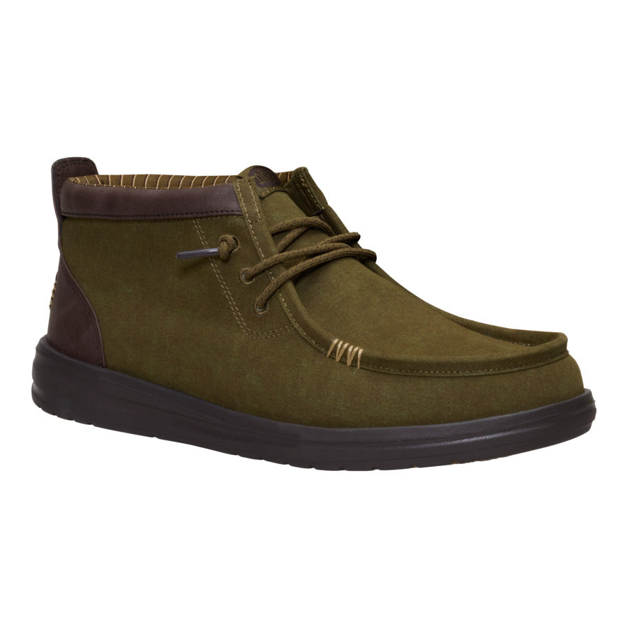 wally mid gripr vin classic dark olive/mole brown wally mid gripr vin classic dark olive/mole brown