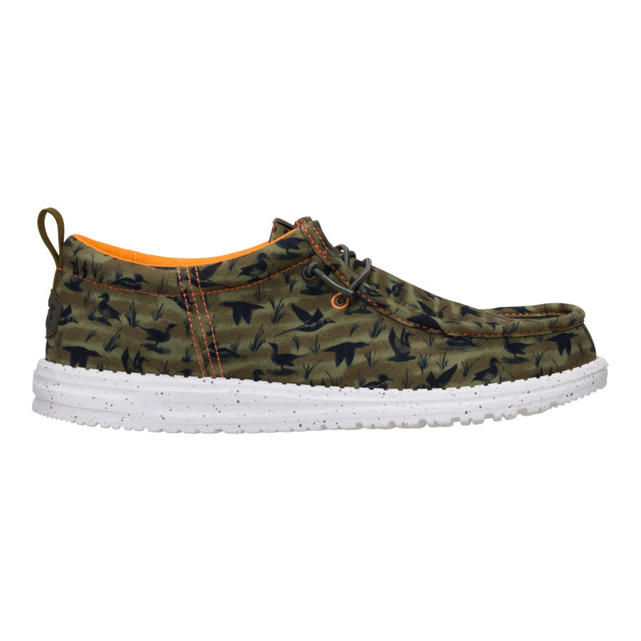 wally funk duck print dark olive/multi wally funk duck print dark olive/multi