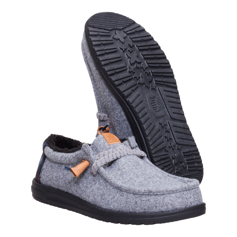 wally cozy plaid smoke grey/multi wally cozy plaid smoke grey/multi