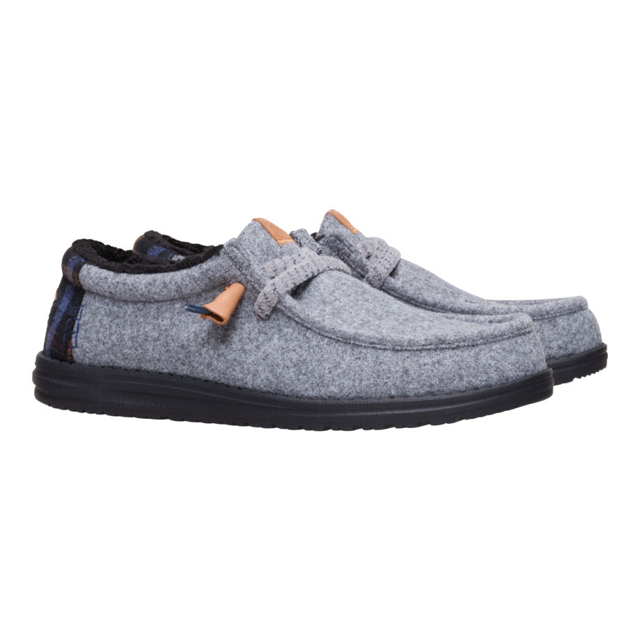 wally cozy plaid smoke grey/multi wally cozy plaid smoke grey/multi
