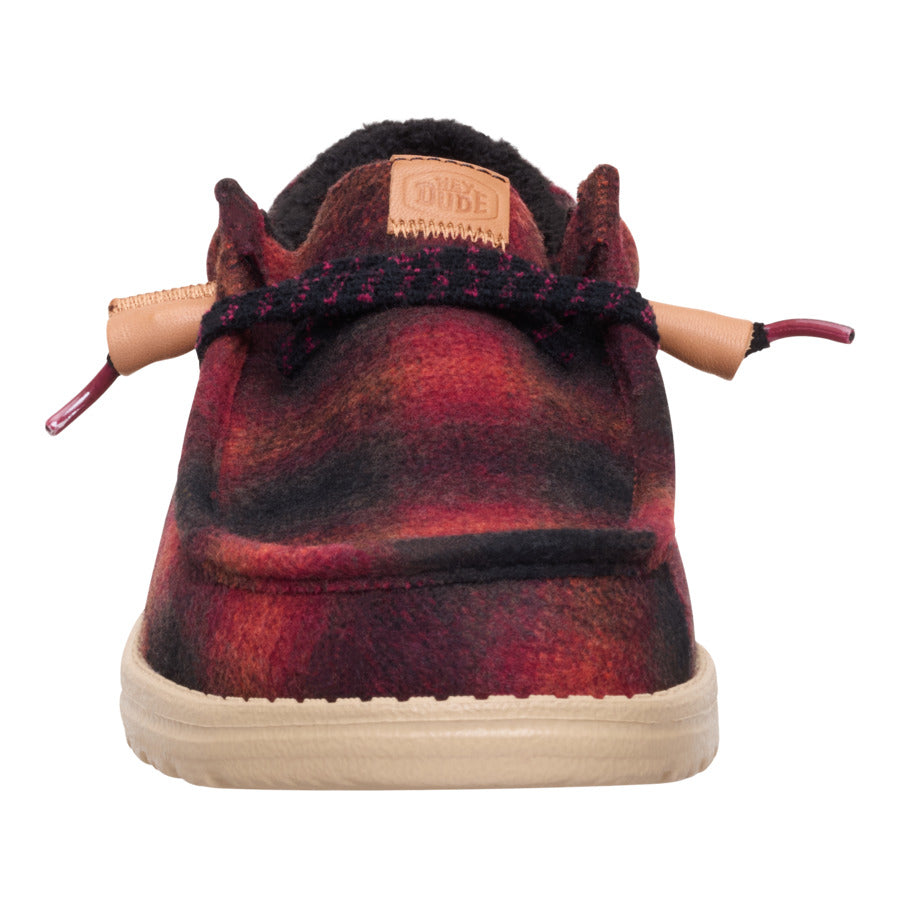 wally cozy plaid red plaid/black wally cozy plaid red plaid/black